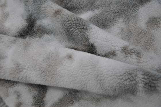 Ткань 150cm меха Faux Sherpa полиэстера 100 p твердая теплое