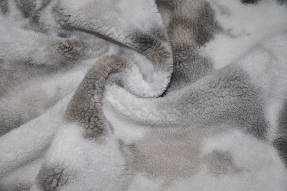 Ткань 150cm меха Faux Sherpa полиэстера 100 p твердая теплое