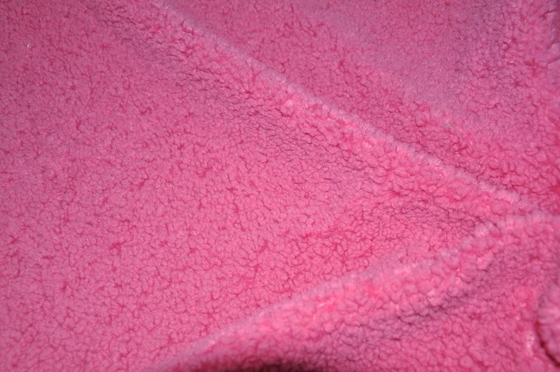 ткань Sherpa Faux 150cm повторно использовала картину 500gsm жаккарда меха полиэстера